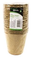 GREEN BLADE 15pc Fibre Plant Pots