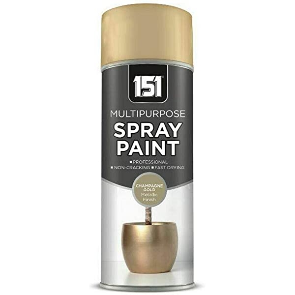 151 Metallic Gold Champagne Spray Paint 400ml - Fairway Electrical