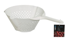 CHE AID Plastic Colander with Long Handle