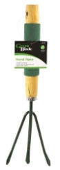 GREEN BLADE Hand Rake with Wooden Handle