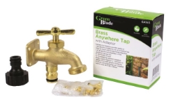 GREEN BLADE Brass Anywhere Tap with Adaptor
