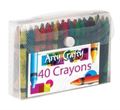 Arty Crafty Wax Crayons 40pk