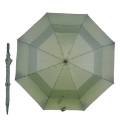 GREEN 30'' auto golf umbrella with fibre glass shaft