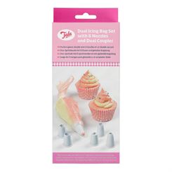 TALA Dual Icing Bags with 6 Nozzles (10Pk)
