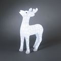 KONST SMIDE Acrylic Reindeer 60cm 176 White LED