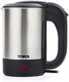 TOWER 1kW 0.5L Stainless Steel Travel Kettle