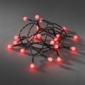 KONST SMIDE LED 50 Set Black Wire RED Cherry LED B/O Timer
