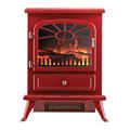 FOCAL POINT 2000w Burgundy Stove Fire
